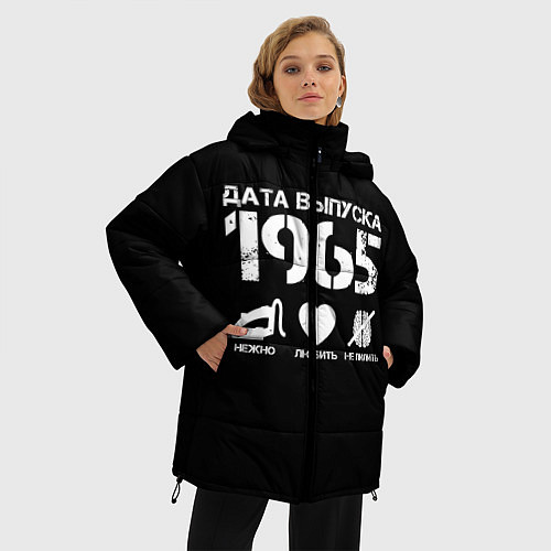 Женская зимняя куртка Дата выпуска 1965 / 3D-Черный – фото 3