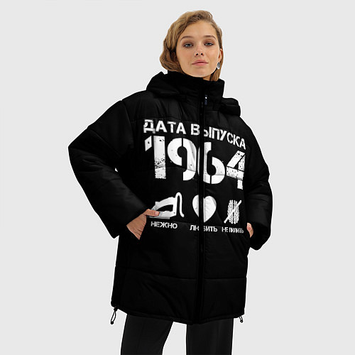 Женская зимняя куртка Дата выпуска 1964 / 3D-Черный – фото 3