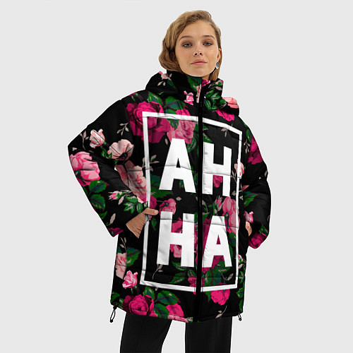 Женская зимняя куртка Анна / 3D-Черный – фото 3