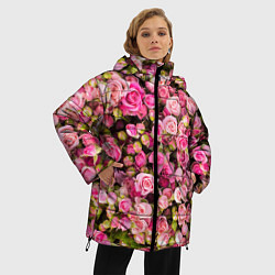 Куртка зимняя женская Розовый рай, цвет: 3D-светло-серый — фото 2