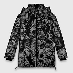 Куртка зимняя женская Zombie rush, цвет: 3D-черный