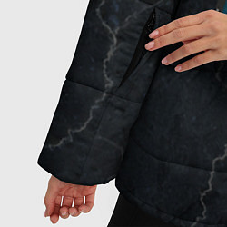 Куртка зимняя женская PUBG Map, цвет: 3D-черный — фото 2