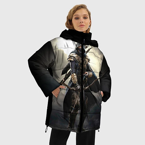 Женская зимняя куртка TES 7 / 3D-Черный – фото 3