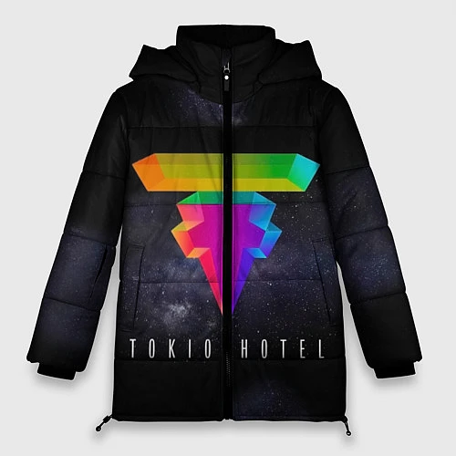 Женская зимняя куртка Tokio Hotel: New Symbol / 3D-Красный – фото 1