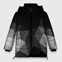 Куртка зимняя женская Abstract gray, цвет: 3D-черный