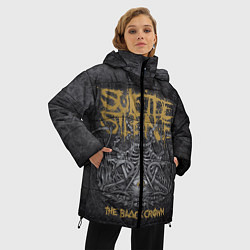 Куртка зимняя женская Suicide Silence: The Black Crown, цвет: 3D-черный — фото 2