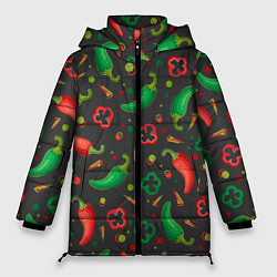Куртка зимняя женская Перчики, цвет: 3D-светло-серый