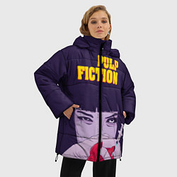 Куртка зимняя женская Pulp Fiction: Dope Heart, цвет: 3D-черный — фото 2