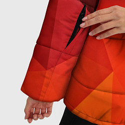 Куртка зимняя женская Geometric, цвет: 3D-красный — фото 2