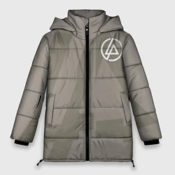 Куртка зимняя женская Linkin Park: Grey style, цвет: 3D-светло-серый