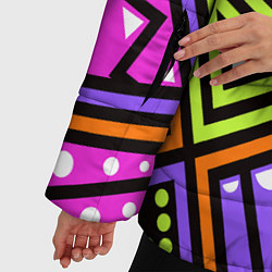 Куртка зимняя женская Geometry, цвет: 3D-черный — фото 2