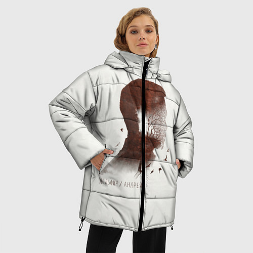 Женская зимняя куртка Дельфин/Андрей / 3D-Черный – фото 3