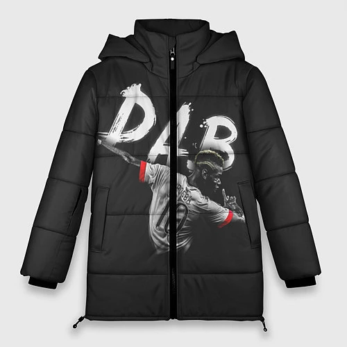 Женская зимняя куртка Paul Pogba: Dab / 3D-Красный – фото 1