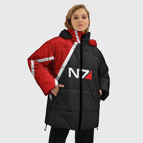 Женская зимняя куртка N7 Space / 3D-Черный – фото 3