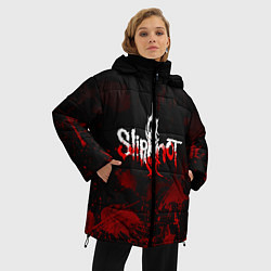 Куртка зимняя женская Slipknot: Blood Blemishes, цвет: 3D-черный — фото 2
