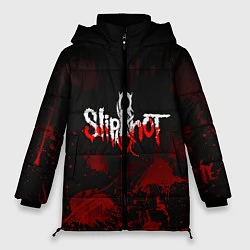 Куртка зимняя женская Slipknot: Blood Blemishes, цвет: 3D-красный