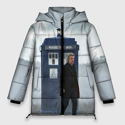Женская зимняя куртка Доктор кто / 3D-Красный – фото 1