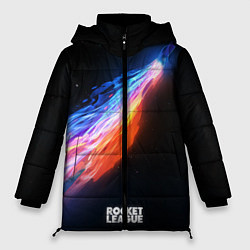 Куртка зимняя женская Rocket League, цвет: 3D-черный