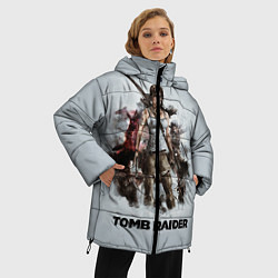 Куртка зимняя женская TOMB RAIDER, цвет: 3D-светло-серый — фото 2