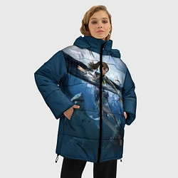 Куртка зимняя женская TOMB RAIDER, цвет: 3D-красный — фото 2
