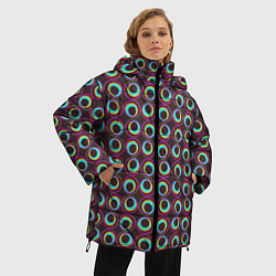 Куртка зимняя женская Циркуляция, цвет: 3D-черный — фото 2