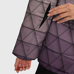 Куртка зимняя женская Кольчуга из треугольников, цвет: 3D-черный — фото 2