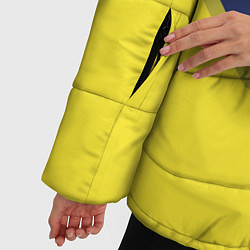 Куртка зимняя женская Arsenal FC: Yellow style, цвет: 3D-черный — фото 2