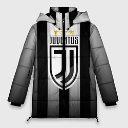 Куртка зимняя женская Juventus FC: New logo, цвет: 3D-черный