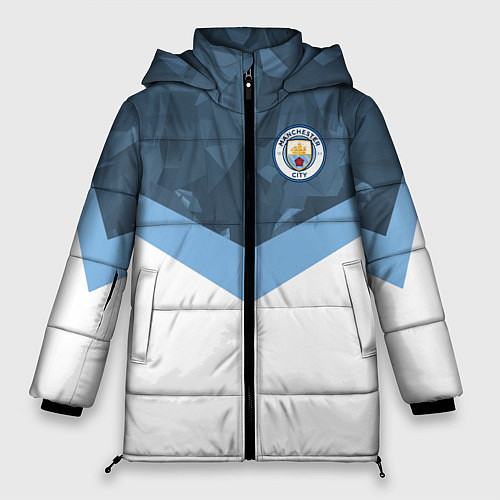 Женская зимняя куртка Manchester City FC: Sport / 3D-Красный – фото 1