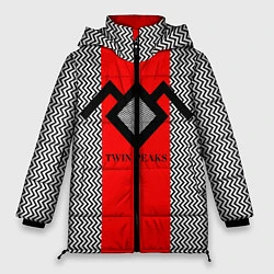 Куртка зимняя женская Twin Peaks Mark, цвет: 3D-черный