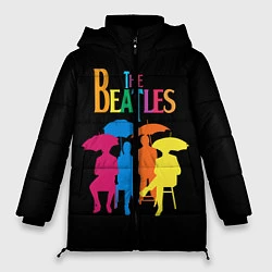 Куртка зимняя женская The Beatles: Colour Rain, цвет: 3D-черный