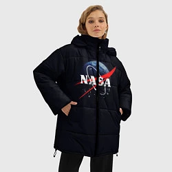 Куртка зимняя женская NASA: Black Space, цвет: 3D-черный — фото 2