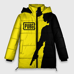 Куртка зимняя женская PUBG: Yellow Shadow, цвет: 3D-черный