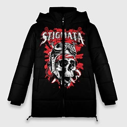 Куртка зимняя женская Stigmata Skull, цвет: 3D-черный