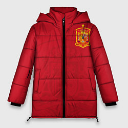 Куртка зимняя женская Сборная Испании, цвет: 3D-светло-серый