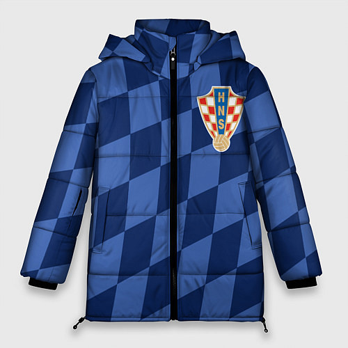 Женская зимняя куртка Сборная Хорватии / 3D-Красный – фото 1