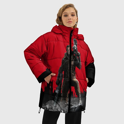 Женская зимняя куртка Soldier: William Blaskovitz / 3D-Черный – фото 3