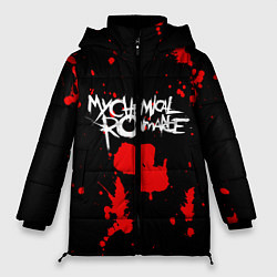 Куртка зимняя женская My Chemical Romance, цвет: 3D-светло-серый