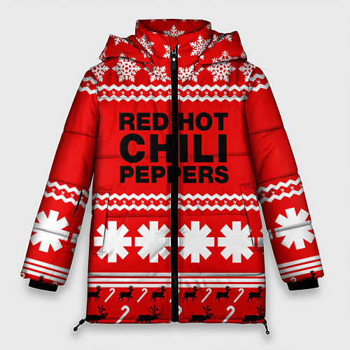 Женская зимняя куртка RHCP: New Year / 3D-Красный – фото 1
