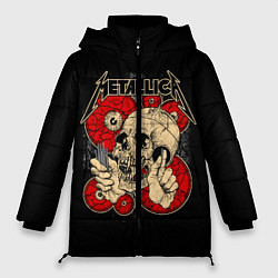 Женская зимняя куртка Metallica Skull