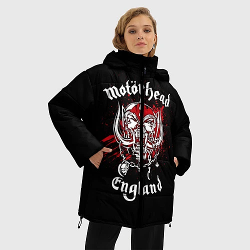 Женская зимняя куртка Motorhead England / 3D-Черный – фото 3