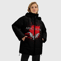 Куртка зимняя женская Готическая Анастасия, цвет: 3D-светло-серый — фото 2