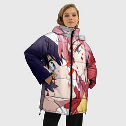 Куртка зимняя женская Darling in the FranXX, цвет: 3D-черный — фото 2