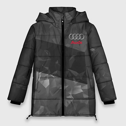 Женская зимняя куртка AUDI SPORT / 3D-Красный – фото 1