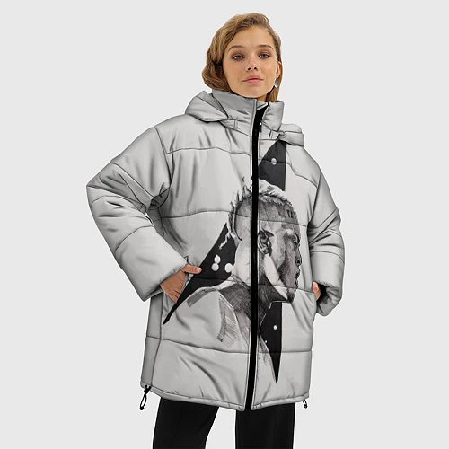 Женская зимняя куртка XXXtentacion / 3D-Черный – фото 3