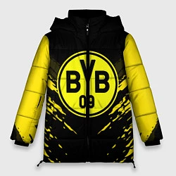 Куртка зимняя женская Borussia FC: Sport Fashion, цвет: 3D-светло-серый