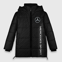 Куртка зимняя женская Mercedes AMG: Sport Line, цвет: 3D-красный
