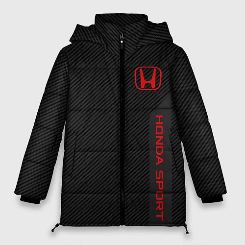 Женская зимняя куртка Honda: Sport Line / 3D-Красный – фото 1