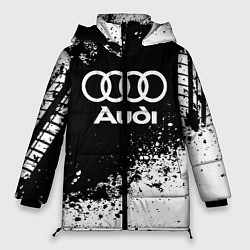 Куртка зимняя женская Audi: Black Spray, цвет: 3D-черный
