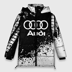 Куртка зимняя женская Audi: Black Spray, цвет: 3D-черный